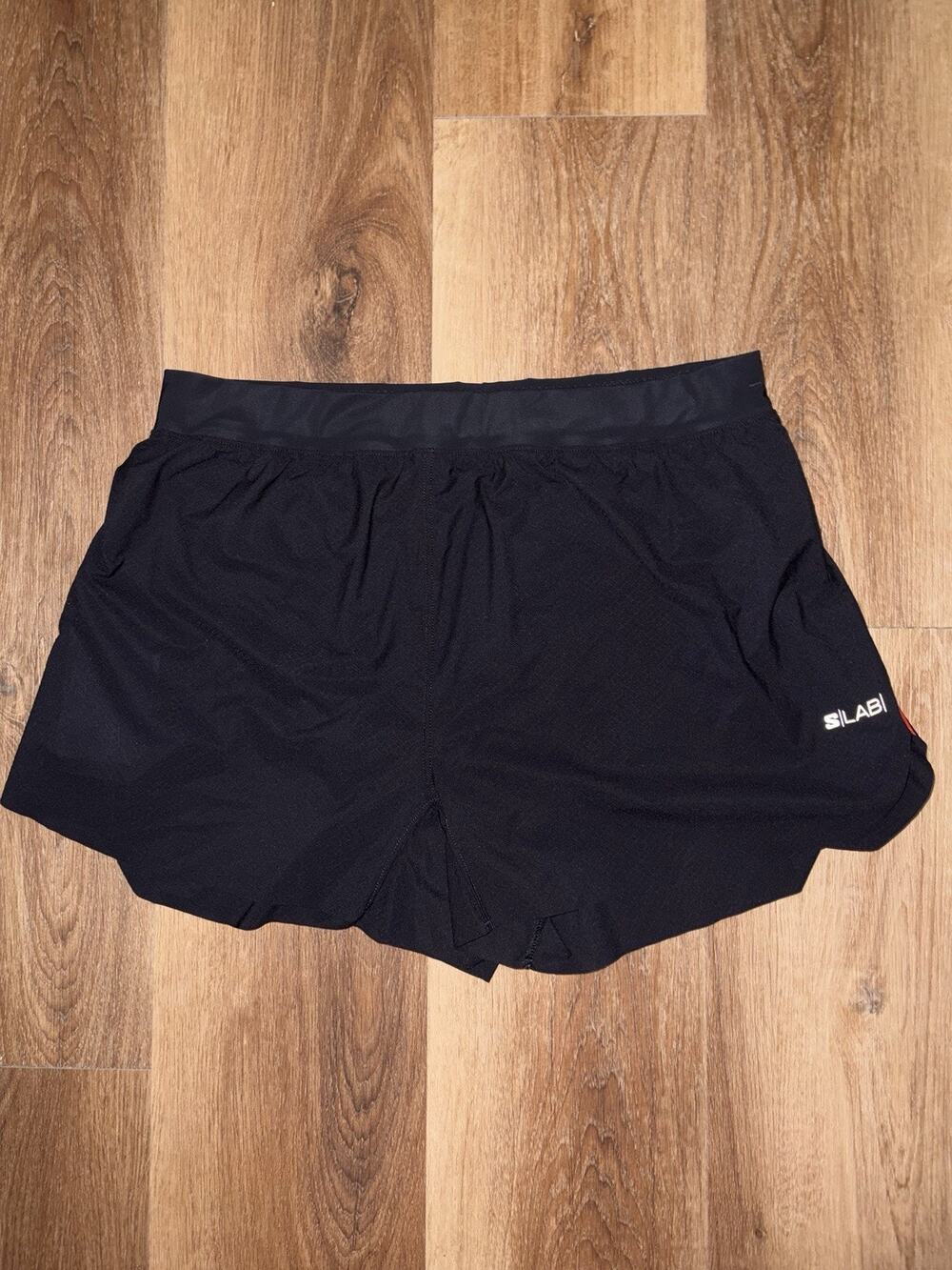 Salomon S/Lab Speed SPL 3" Short M Mens Large Deep Black Trail Running NWT